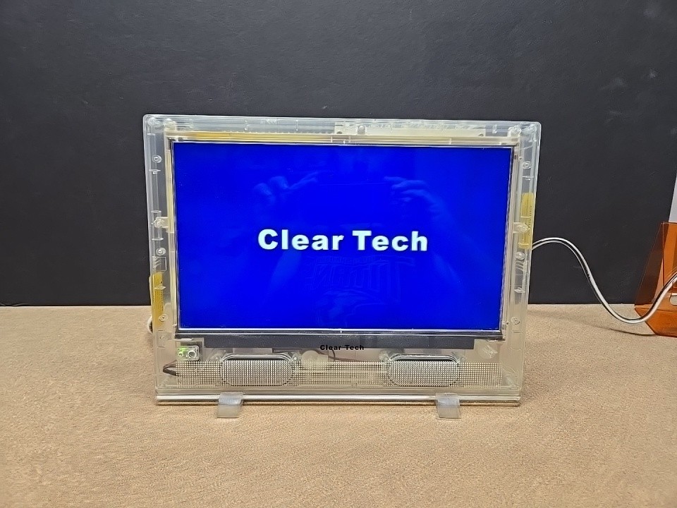 CLEAR TECH 13” Transparent LED TV ~ CTTVLED13 ~ Prison Jail ~TESTED ~ No Remote