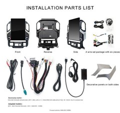 For Chevrolet Silverado GMC Sierra 2019-2022 Vertical Screen 2K 15.6″ GPS radio