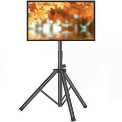 Universal Outdoor Tripod TV Stand with Mount Tilt Adjustable up to 70″