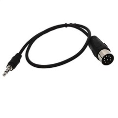 Din 8 Pin Din MIDI Male Plug To 3.5mm Mini Male Stereo Jack Audio Adapter Cable
