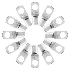 10-100pcs SC16-8 Tinned Copper Ends Lugs Ring Terminals Wire Cable Connectors US