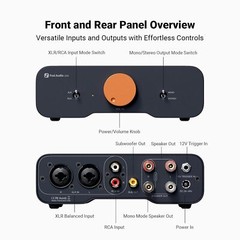 Fosi Audio ZA3 Balanced Stereo Amplifier Home Audio Component Mono Amp with 48V