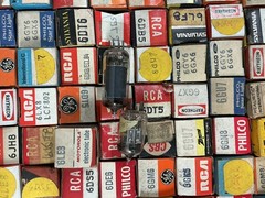 Large Bulk Lot Of Mixed Radio Audio TV Vacuum Tubes NOS AS IS Unsorted Untested