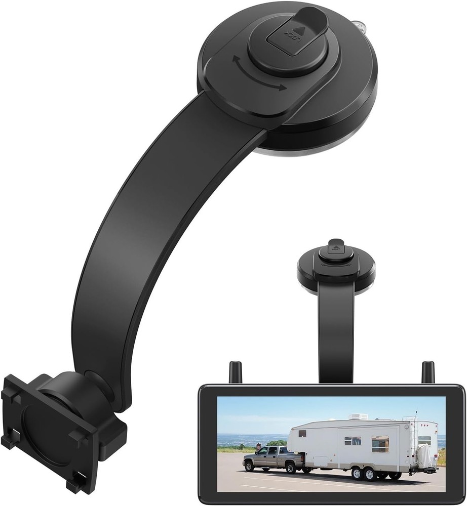 AUTO-VOX X8 Bracket Bendable Suction Cup Mount for Backup Camera, 360° Flexible