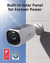 eufy eufyCam3 Wireless Solar Security Camera System 4K Outdoor Cam Local Storage
