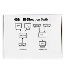 HDMI 2.0 Bi-Direction Switch Switcher 4K Cable Splitter HUB HDCP 2×1 1×2 In Out