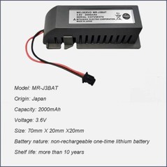 20x MR-J3BAT PLC Battery 3.6V 2000mAh For Mitsubishi MELSERVO MR-J3 with Plug