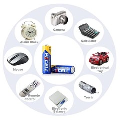 12Pcs PC1500 AA Batteries 1.5V R6P UM3 EN91 Double A Cell Zinc-Carbon