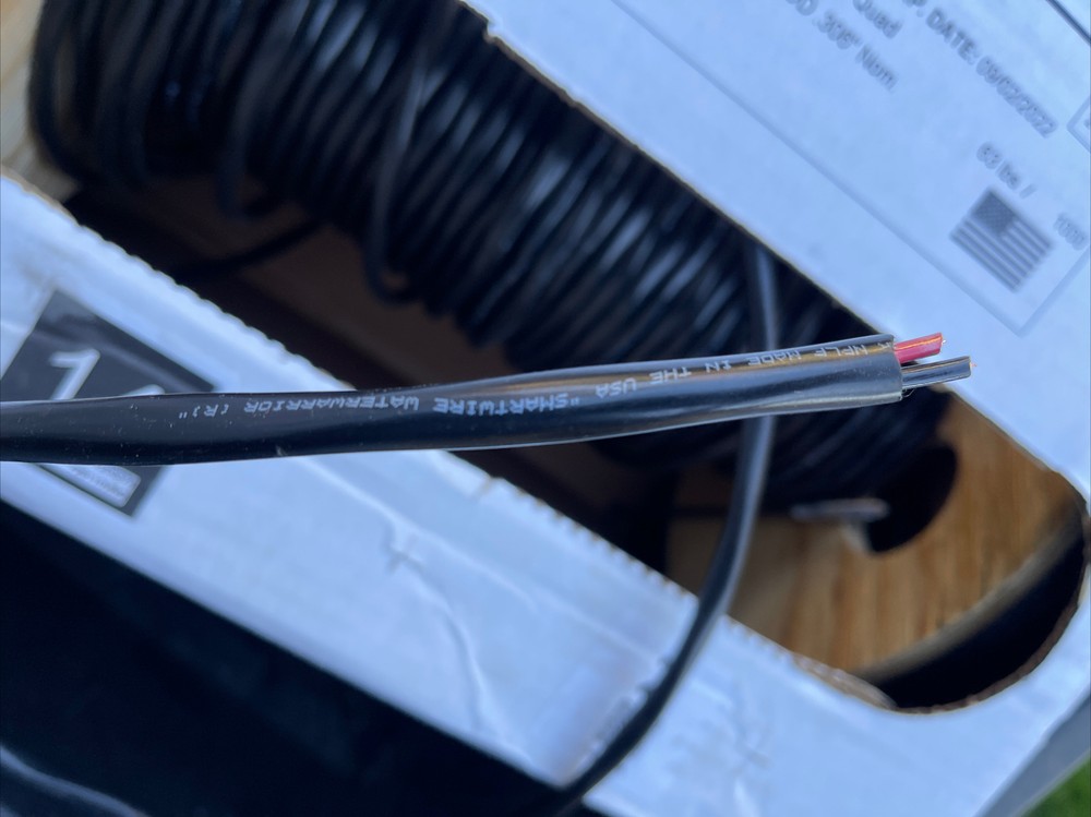 850′ Direct Burial 14AWG 2 Conductor Bare Copper Non-Shielded Non-Plen Cable