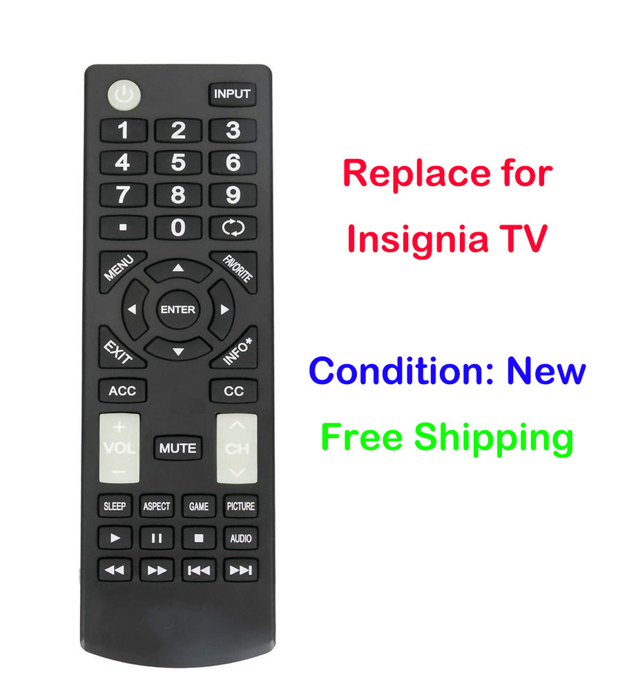 New Remote for Insignia TV NS-39D400NA14 NS-RC4NA-14 NS-RC4NA-16 NS-RC4NA-18