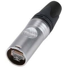 Neutrik NE8MX6-T etherCON Cat 6a Cable Connector for 24 AWG or Lower – Nickel