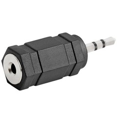 2.5mm to 3.5mm Adapter 1/8″ Converter Male to Female Stereo Mini Jack Adapter