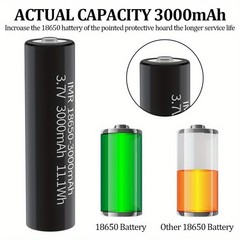 1~16 Pack 3.7V Rechargeable Button top Batteries 3000mAh Smart Charger lot