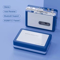 Bluetooth Stereo Audio Transfer Cassette Player Personal Cassette USB Portableg5