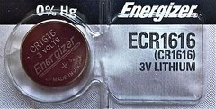 Energizer ECR1616 CR 1616 Lithium 3V Battery Braned New BUY 3 GET 2 FREE!!