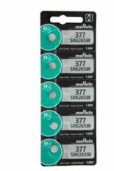 Murata 377 Formerly SONY.377 (SR626SW) Silver Oxide Battery (100 Pack) EXP 02/26