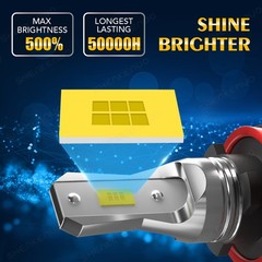 For Ford F-250 F-350 F-450 Super Duty 2023-2025 D8 LED Headlight Bulb+Fog Light