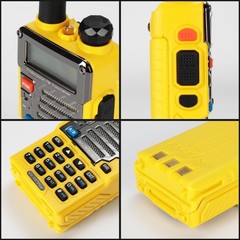 Baofeng UV-5R Plus Series Yellow 2m/70cm Band V/UHF Ham Two-way Radio