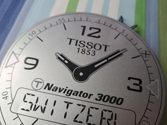 EARLY 2000s TISSOT NAVIGATOR 3000 FACE ZIPPER CD WALLET HOLDS 24