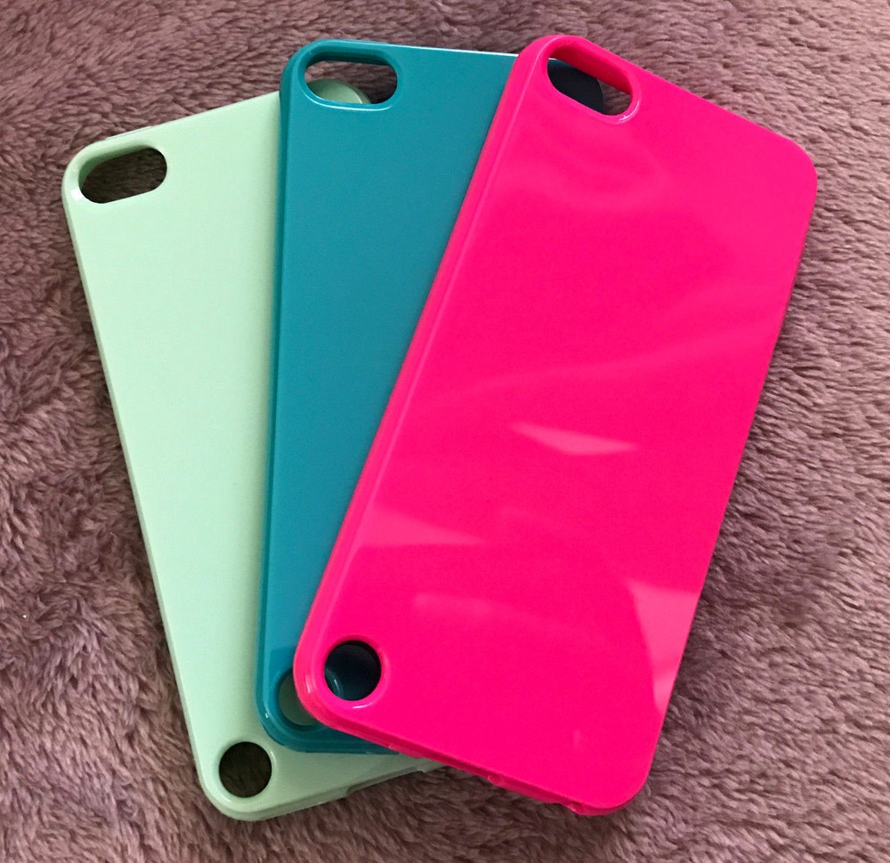 for iPod Touch 5th & 6th & 7th Gen – Hard TPU Rubber Gummy Skin Shell Case Cover