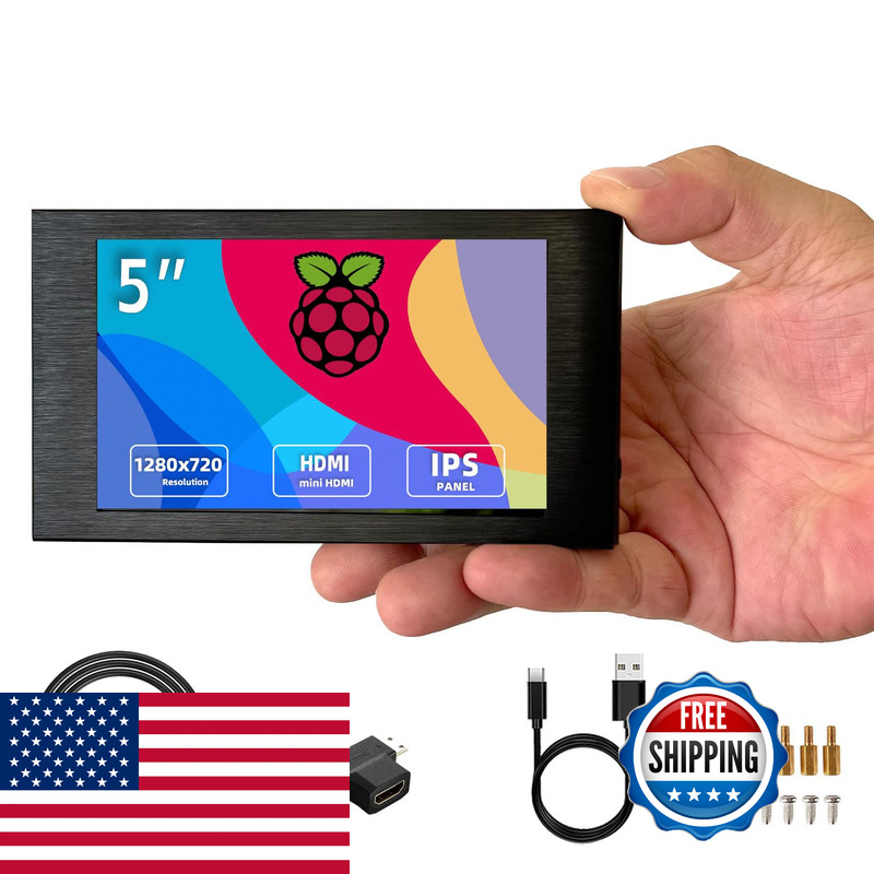 Viewmei 5 Inch Ips Small Hdmi Monitor 1280 720 Mini Lcd Screen Portable Display