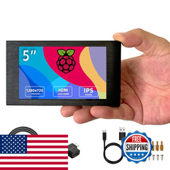 Viewmei 5 Inch Ips Small Hdmi Monitor 1280 720 Mini Lcd Screen Portable Display