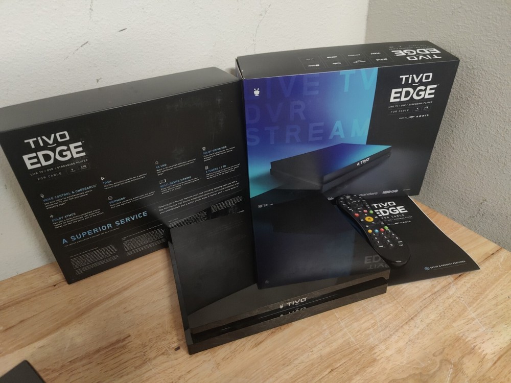 TiVo – EDGE For Cable 6 Tuners 2TB DVR & Streaming Player – Black With Remote