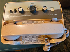Johnson Messenger 130A CB Radio Telephone Handset 23 Channel with bracket-USA