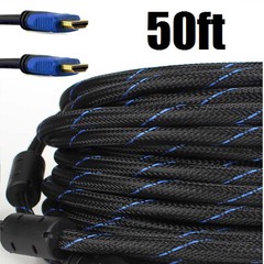 HIGH SPEED HDMI 1.4 CABLE Cord 2K 4K For BLURAY DVD PS 3 4 5 HDTV XBOX LCD 50FT