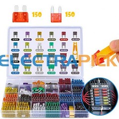600PCS Car Blade Fuses Assortment Assorted Kit Blade Set Auto Truck Automotive