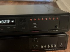 Rare 90s Proton AM 455 Audiophile Amplifier W/ AT 470 Tuner Clean Amazing Sound