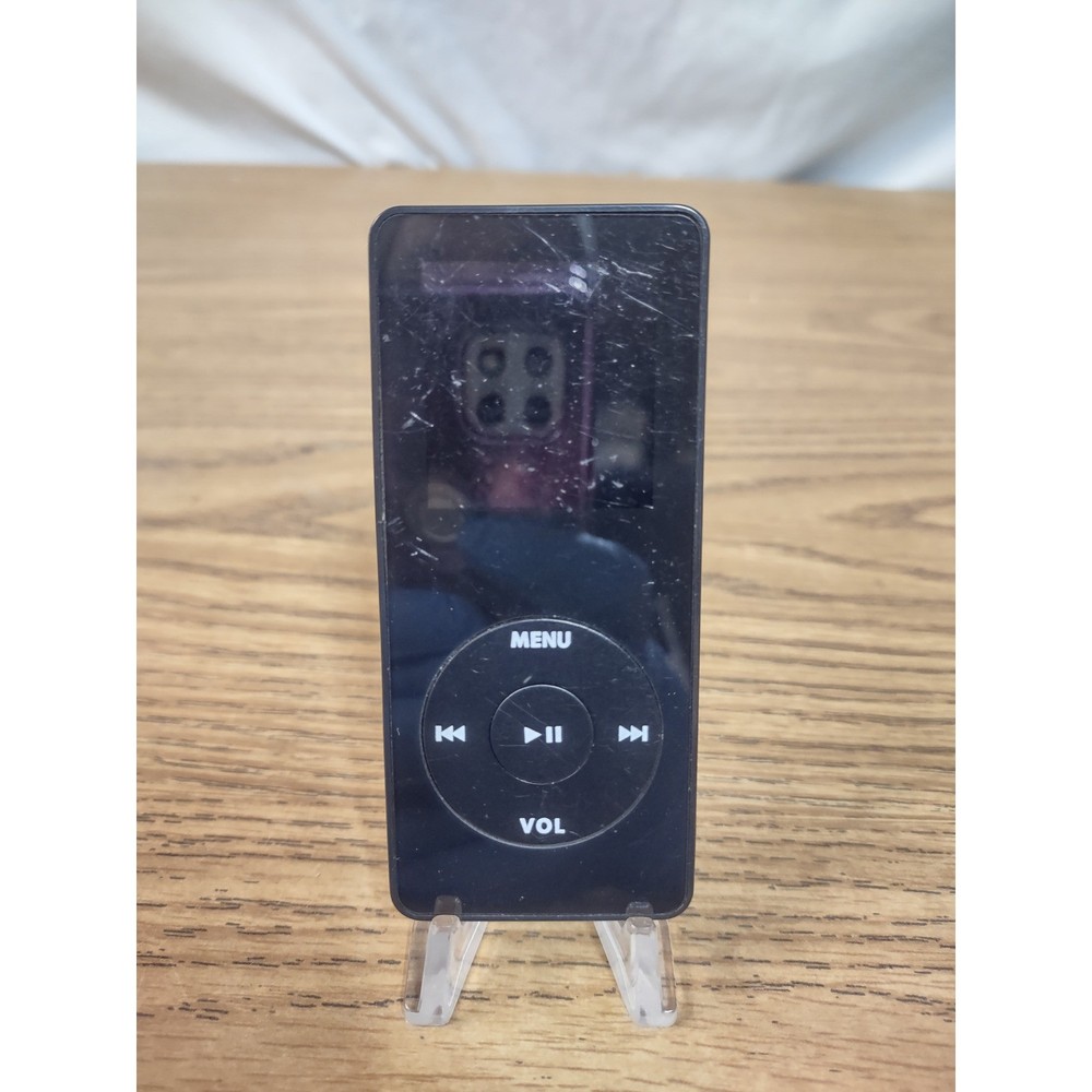 Unbranded MP3 MP4 Digital Audio Player Black Chrome Video Music Player MIC USB
