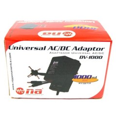 12 Volt Universal Power Supply 1 Amp AC DC Wall Plug 1.5v 3v 4.5v 6v 7.5v 9v 12v