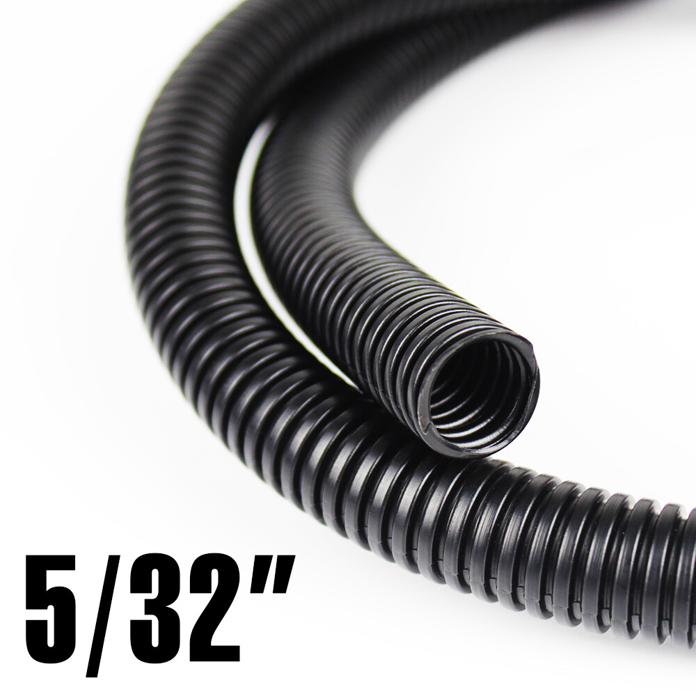 Split Wire Loom Tubing Marine Conduit Split Cable Sleeve Harness Cord Cover Lot