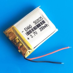 3.7V Li Po 200mAh Battery 502025 Rechargeable For MP3 MP4 Headset Bluetooth GPS