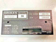 Genuine Gralex Ind. 30 DPM 1.999 Volt 0.05% Unconditional 10 years guarantee