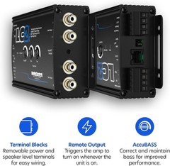 AUDIOCONTROL LC2I 2 CHANNEL LINE-OUTPUT HI-LOW CONVERTER SUBWOOFER CAR CONTROL