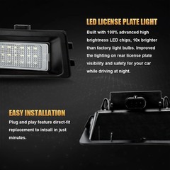 D-Lumina 2Pack Plug LED License Plate Light Tag Lamp Ford Bronco Sport 2021-2024
