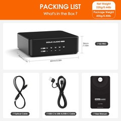 Mini XMOS XU208 USB to COAX/OPT/HDMI Audio Converter Digital Interface DSD256