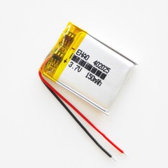 5 x 3.7V 150mAh LiPo Rechargeable Battery For Mp3 GPS Bluetooth Camera 402025