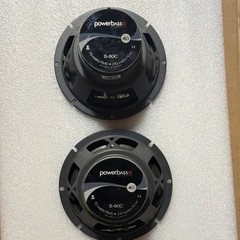 PowerBass S-60C 6.5in Car / vehicle Speakers Pair 4 Ohm 70W RMS 210w peak audio