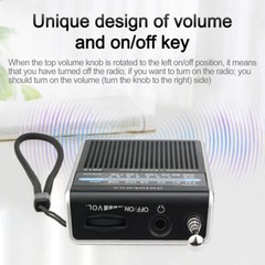PR15 Pocket FM/AM/NOAA Emergency Weather Radio Little Transistor Tuning Walking