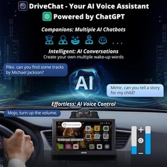 ATOTO 9In Android Portable Car Stereo DriveChat AI Wireless Carplay GPS Tracker