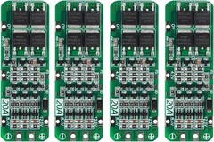 4pcs 3S BMS Protection Board for 18650 Li-ion Batteries – 12.6V 20A Safety Mo…