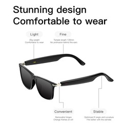 Osawalla AI Smart Translation Glasses , AI Bluetooth Glasses＆Open-Ear Audio