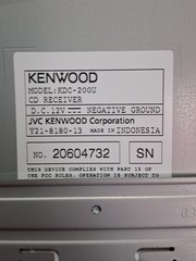 Kenwood CD-Receiver With USB Interface / KDC-200U