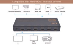 U9 ViewHD 4K60Hz 5 Port HDMI v2.0 4K 5×1 Switch 18Gbps HDR Dolby Vision UHD5X1B