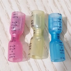 Female 22-10 AWG Heat Shrink Wire Spade Connectors Quick Disconnects Terminals