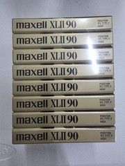 Maxell High Bias XLII 90 Minute 8 Pack Blank Audio Cassettes Brand New