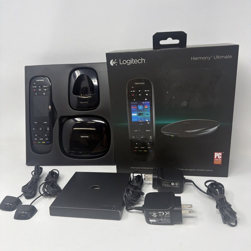 Logitech Harmony Ultimate One Remote Control System N-R0007 w/ Hub O-R0004